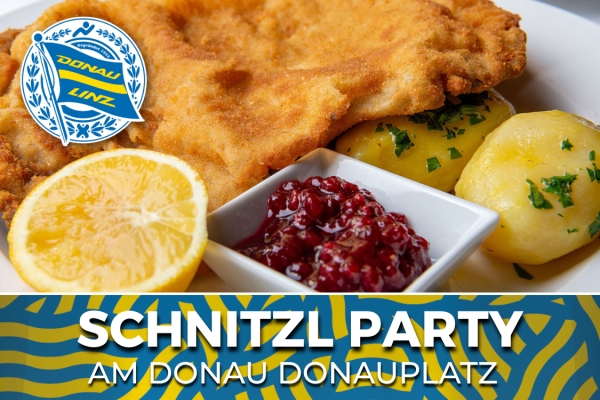 GROßE SCHNITZELPARTY AM DONAUPLATZ | 23.01.2026 | Start 16:00 Uhr