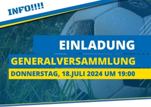 Einladung zur Generalversammlung